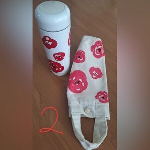 Floral Thermos and Bag Set